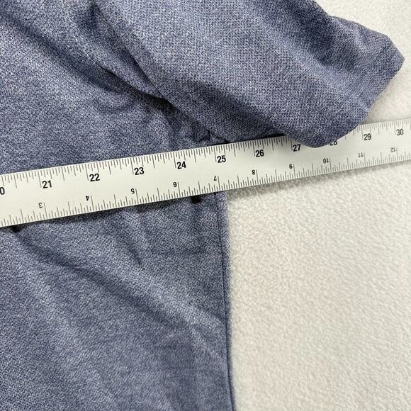 Holderness Bourne Polo Shirt men's XL Blue Chechessee Creek Club Solid Golf tech - Picture 6 of 8
